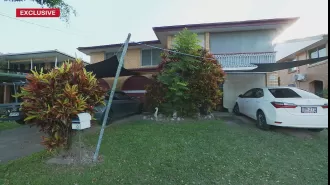 Police search for a man with a knife following a break-in in northern Brisbane.