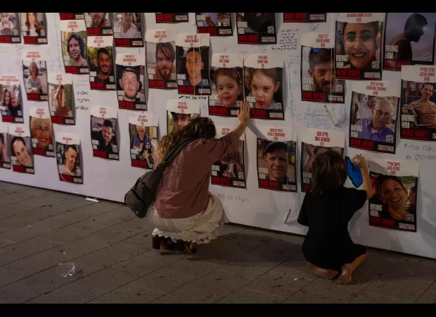 Israeli military discovers 3 dead hostages at Gaza music festival on Oct. 7.