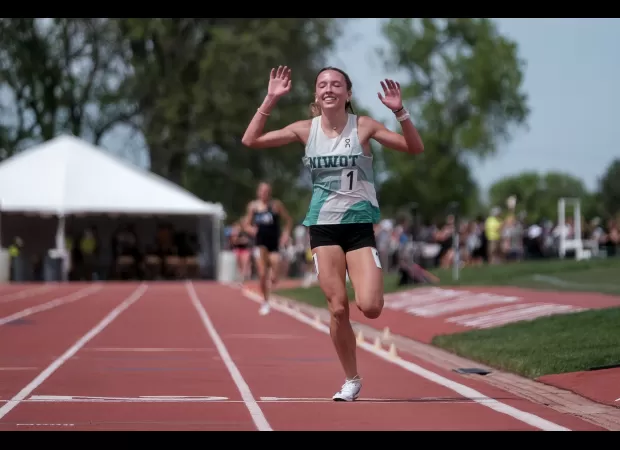 Niwot's track team maintains dominance, Rock Canyon achieves first victory, and other notable girls' stories at Jeffco Stadium.