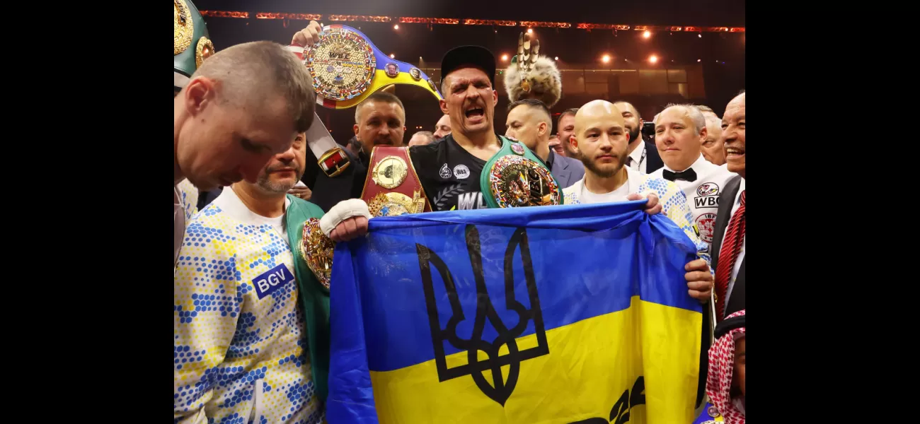 Usyk will lose one of his world titles despite defeating Fury due to a mandatory challenger clause.
