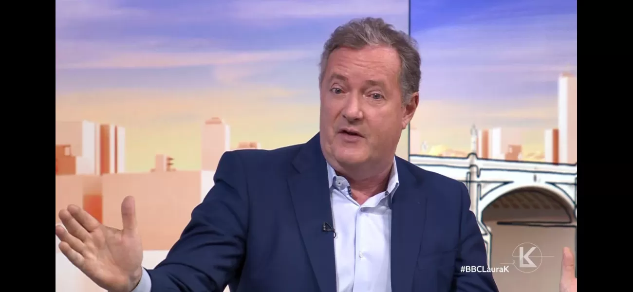 Piers Morgan is upset after being questioned about his involvement in the phone hacking scandal.