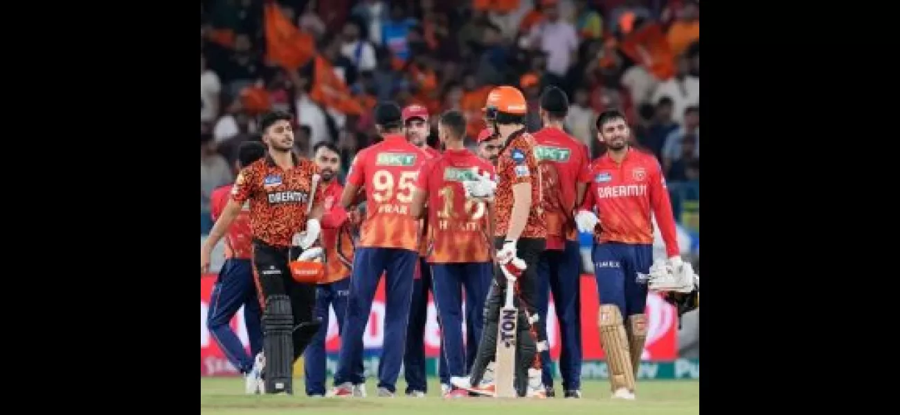 SRH beat PBKS by 4 wickets in IPL.