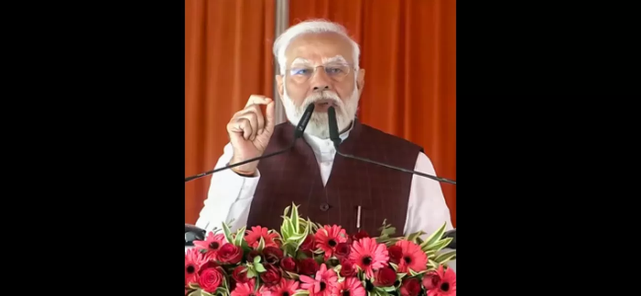 PM Modi criticizes Mamata for her comments about Ramakrishna Mission and Bharat Sevashram Sangha.