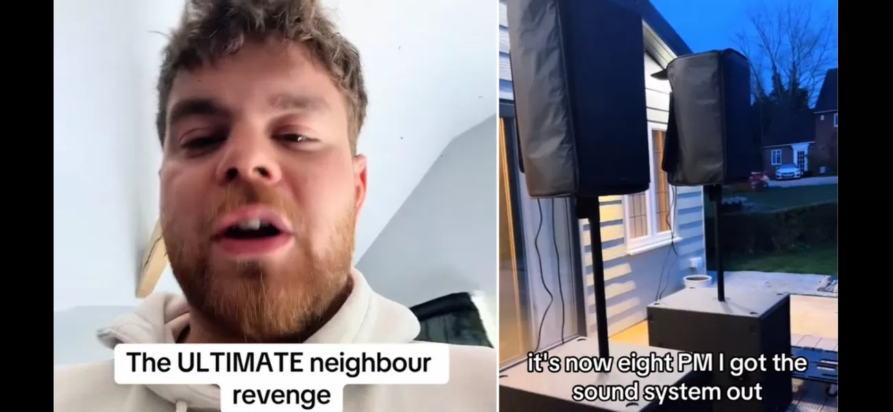 Man becomes legend for getting back at loud neighbor.