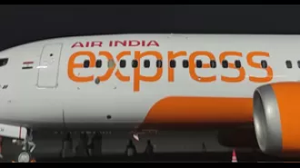 Air India Express flight's engine caught fire and had to make an emergency landing.