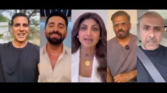 Celebrities call on Mumbai residents to vote on Monday, including Akshay Kumar, Vishal Dadlani, Shilpa, Ayushmann, and Suniel Shetty.