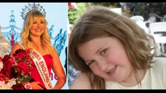 A woman who was teased for her size in school is now the first Miss England to be a size 16.