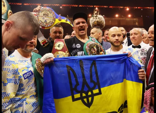Usyk will lose one of his world titles despite defeating Fury due to a mandatory challenger clause.