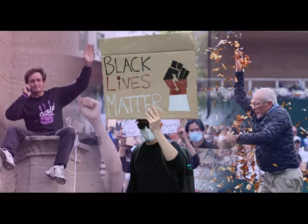 It's been two decades since Tony Blair was pelted with a purple flour condom - what impact has this had on political demonstrations?