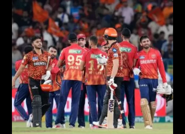 SRH beat PBKS by 4 wickets in IPL.