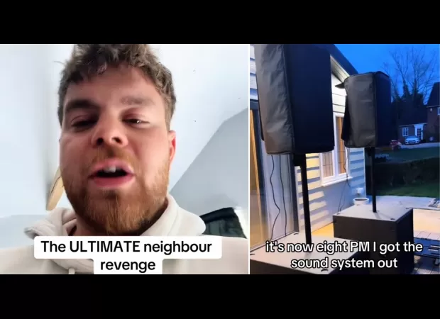 Man becomes legend for getting back at loud neighbor.