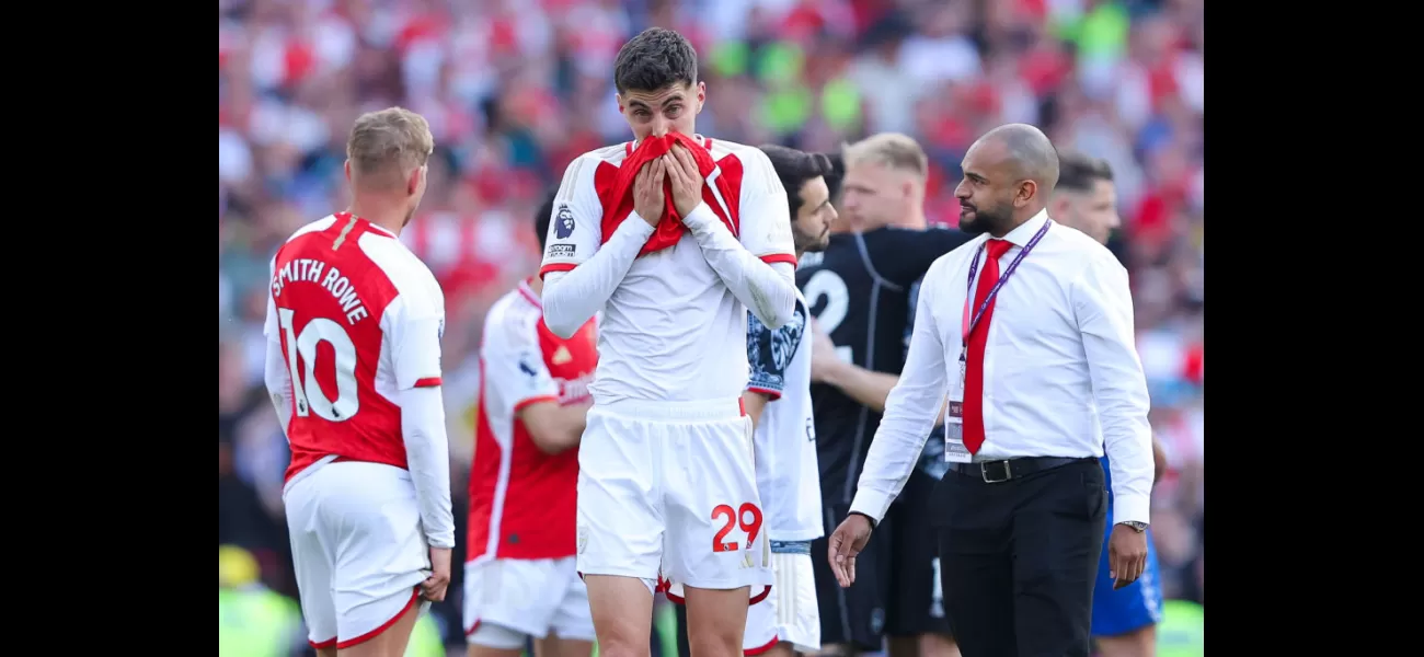 Kai Havertz of Arsenal is angry about Man City winning the title and believes it was not fair.