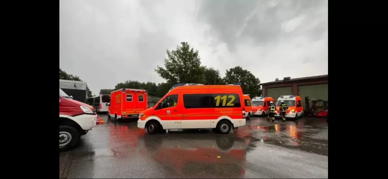 38 people sent to hospital after lightning hits children's camp.
