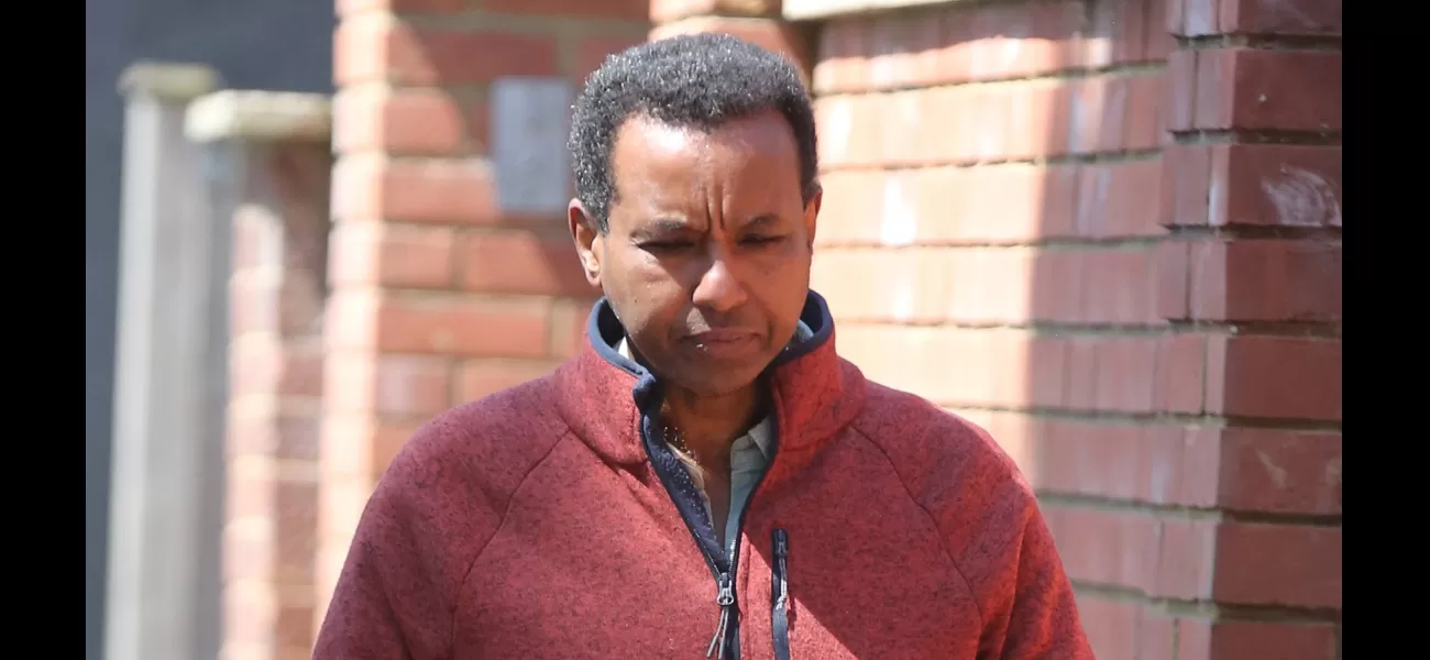 ITV news anchor Rageh Omaar makes first appearance since unexpectedly becoming ill during a broadcast.