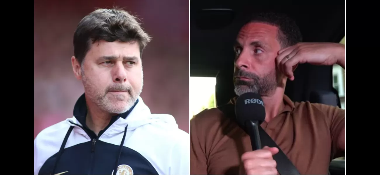 Ferdinand shares speculation about Pochettino's potential future at Chelsea.