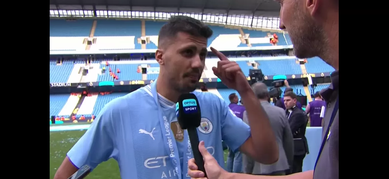 Rodri criticizes Arsenal's defensive tactics in their match against Manchester City at the Etihad.