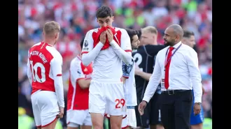 Kai Havertz of Arsenal is angry about Man City winning the title and believes it was not fair.