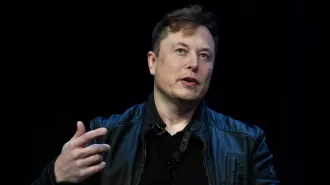 Elon Musk introduces new Starlink internet service using satellites.