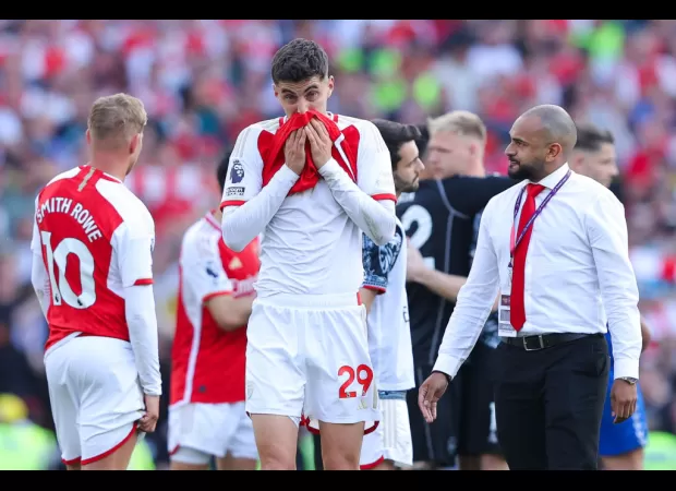 Kai Havertz of Arsenal is angry about Man City winning the title and believes it was not fair.