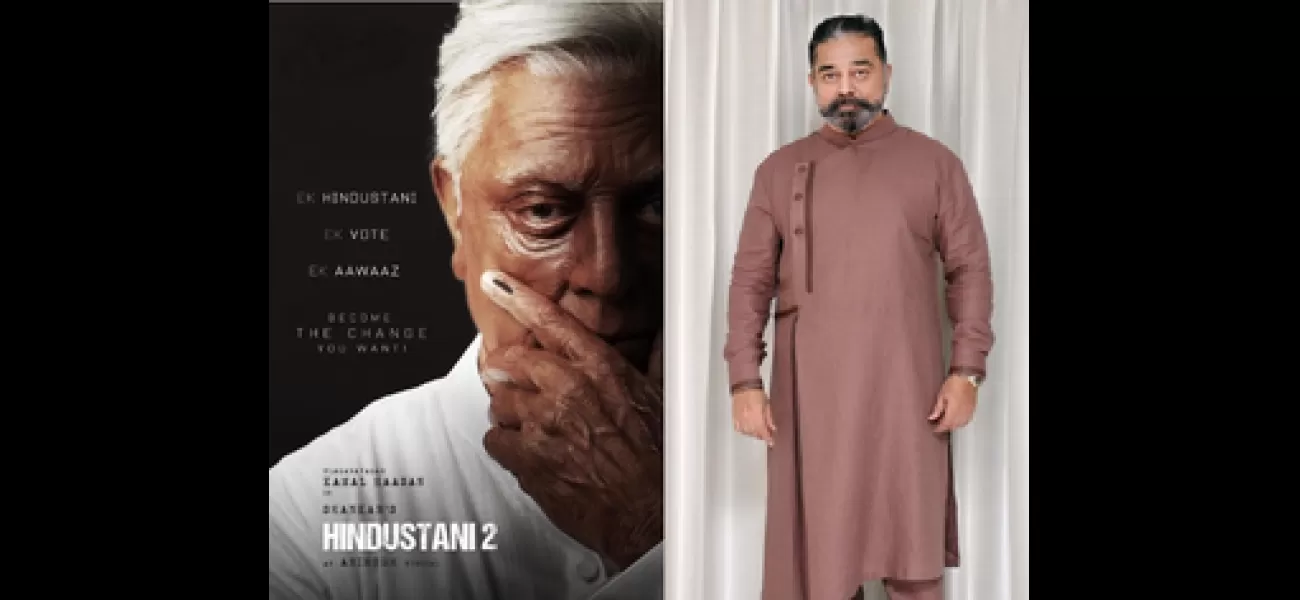Actor Kamal Haasan shares new poster for his film 'Hindustani 2' and urges people to vote responsibly.