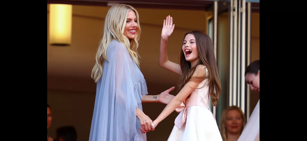 Actress Sienna Miller takes 11-year-old daughter Marlowe to Cannes, and the resemblance to her well-known father is uncanny.