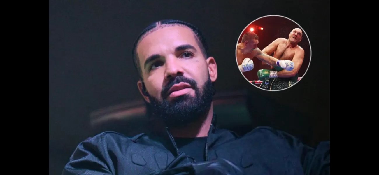 Drake loses almost $600K on boxing match between Tyson Fury and Oleksandr Usyk.