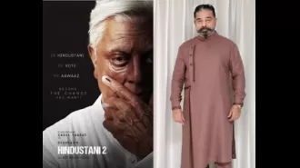 Actor Kamal Haasan shares new poster for his film 'Hindustani 2' and urges people to vote responsibly.