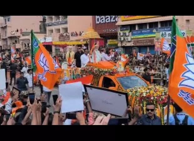 PM Modi visits Puri's Jagannath temple and leads a roadshow as part of his trip.
