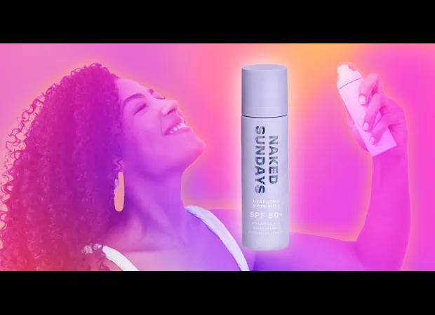 SPF spray that doesn't ruin makeup, gives dewy glow according to satisfied customers.