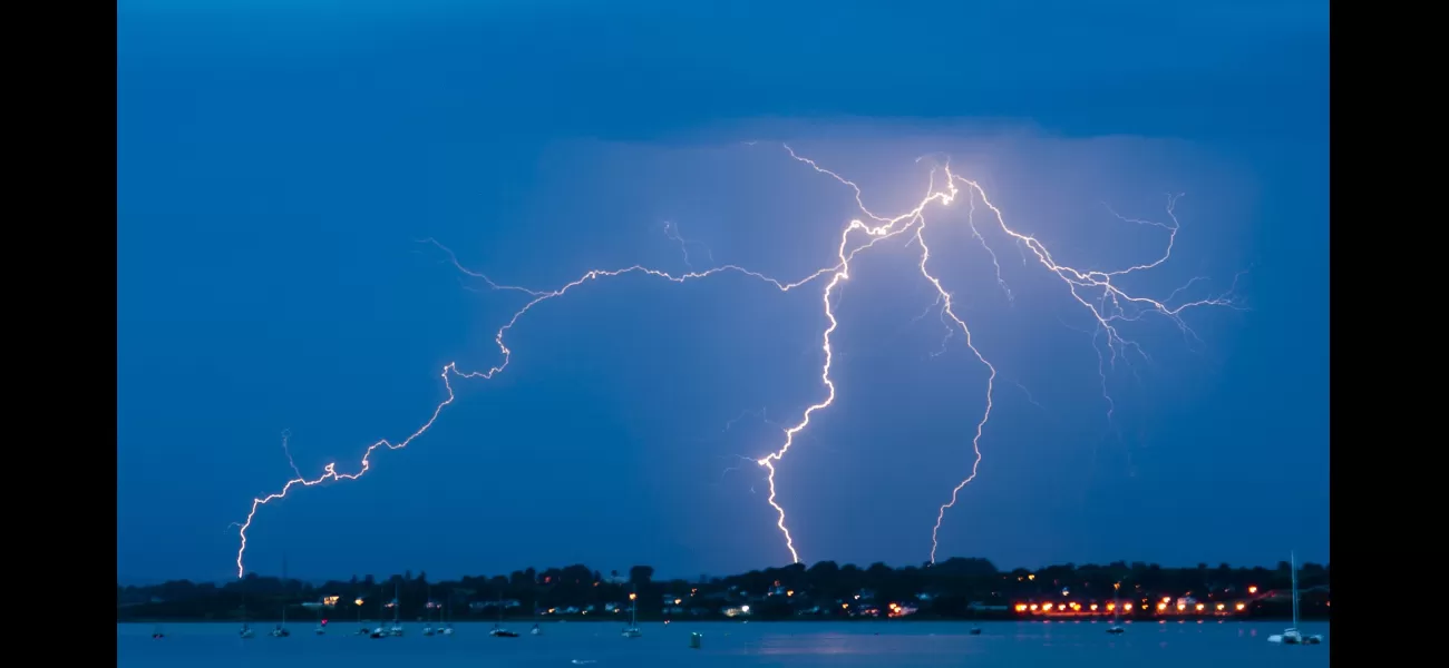 Tomorrow's UK thunderstorm forecast revealed by map