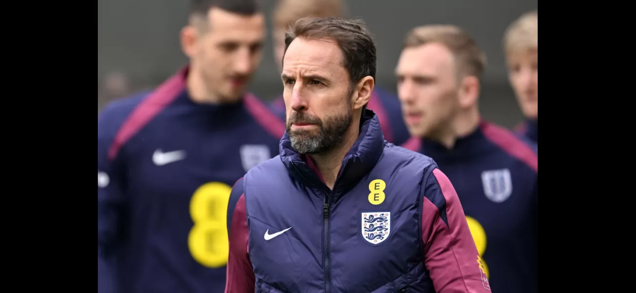 Gareth Southgate will announce a 30-player training squad for England, with one top player expected to be left out.