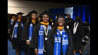 Spelman College graduation honors the achievements of exceptional black women.