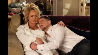 Leela and Joel from Hollyoaks face a tragic loss of their baby shortly after getting married.