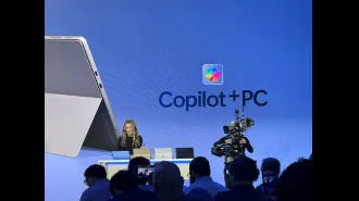 Microsoft introduces a new generation of computers with artificial intelligence capabilities.