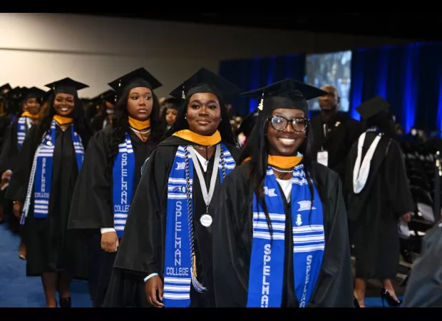 Spelman College graduation honors the achievements of exceptional black women.