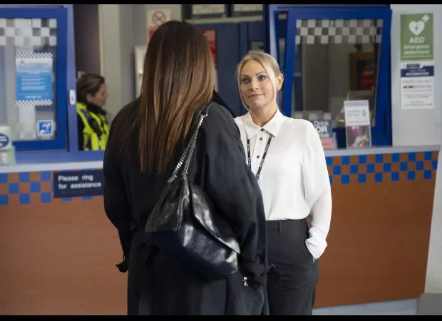 Carla and DS Swain's relationship heats up in emotional scenes on Coronation Street.