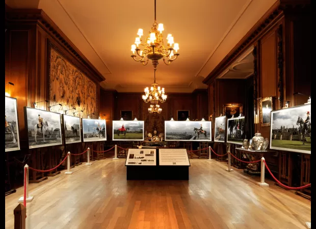 Beautiful portraits of the Household Cavalry presented to King Charles III now on exhibit at Floors Castle.