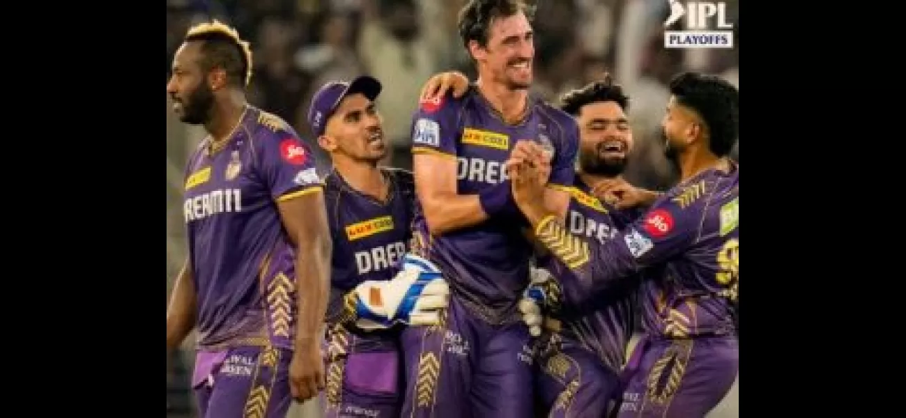 KKR led by Starc take out SRH for 159 in Qualifier 1.