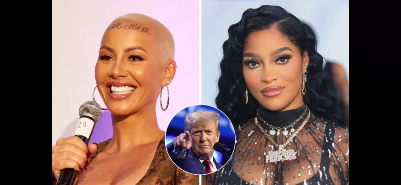 Amber Rose supports Trump for president, Joseline Hernandez accuses her of being a 'Karen'.