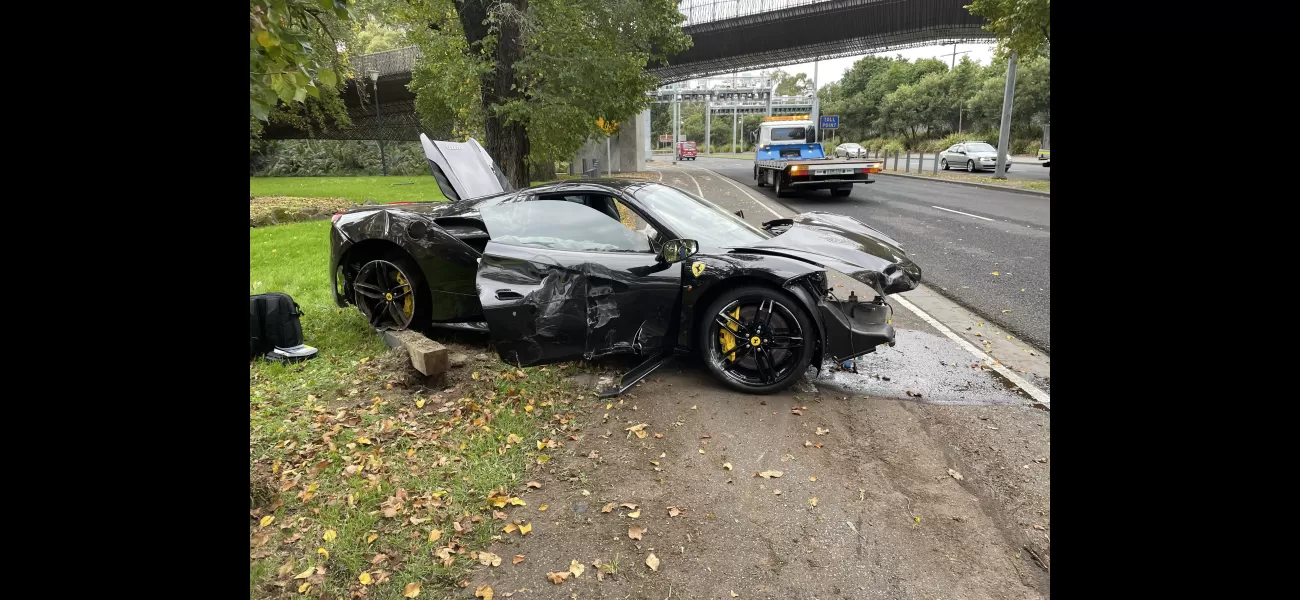 Ferrari driver in Melbourne crash not badly hurt.