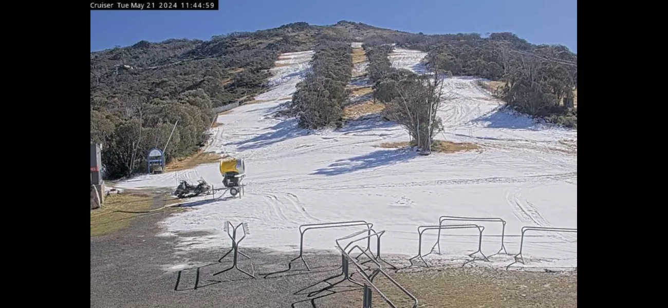 As ski season approaches, resorts are forced to create their own snow.