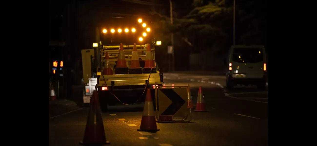 A roadworker in Brisbane was hurt after being struck by a hit-and-run driver at midnight.