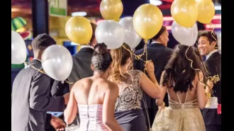 Mother splurges $16,000 on daughter's prom expenses.