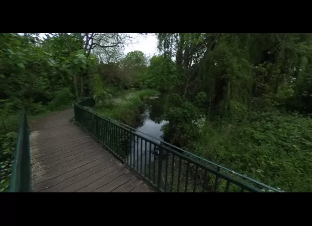 Skeleton discovered in river in south London.