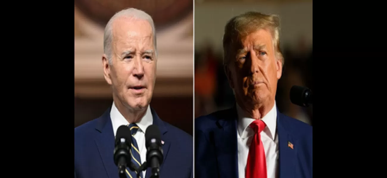 Biden calls out Trump for using language similar to Hitler's in fake newspaper.