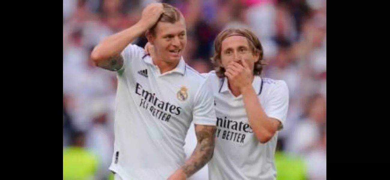Modric wrote a heartfelt goodbye to his teammate Toni Kroos.