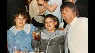 A father's life was taken by the infected blood tragedy, robbing his child of a normal life.