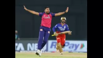 RCB scored 172 runs for 8 wickets against RR in the Eliminator match.