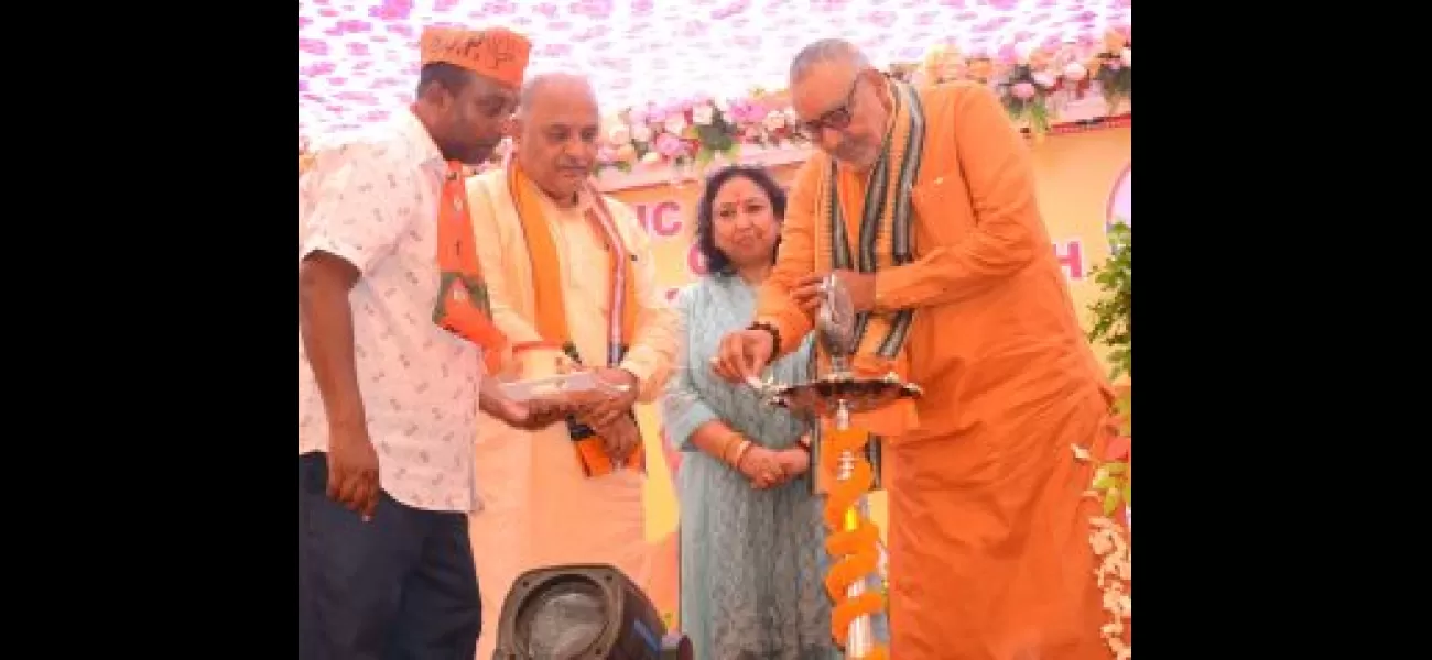 Giriraj Singh claims mafia influence in Odisha, speaking in Sambalpur.