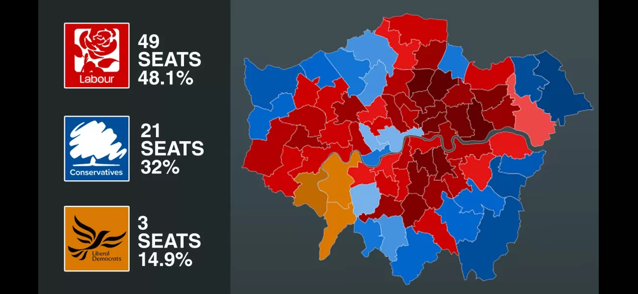Learn how Londoners voted in the recent general election with this detailed map.